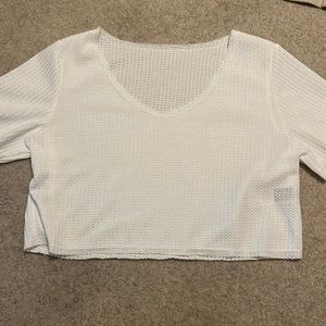 See through off the shoulder top